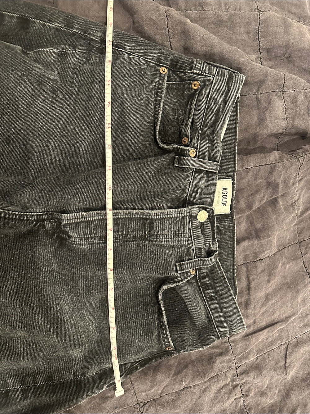 Agolde Black Luna Jean - Picture 2 of 2